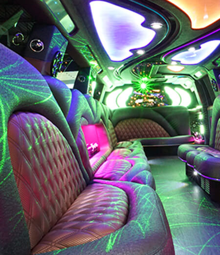 Knoxville limo interior